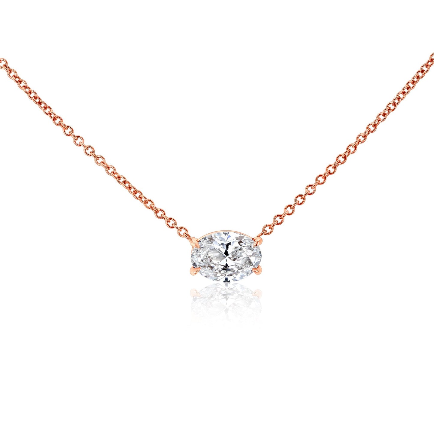 1.25 Carat Lab Grown Diamond Necklace