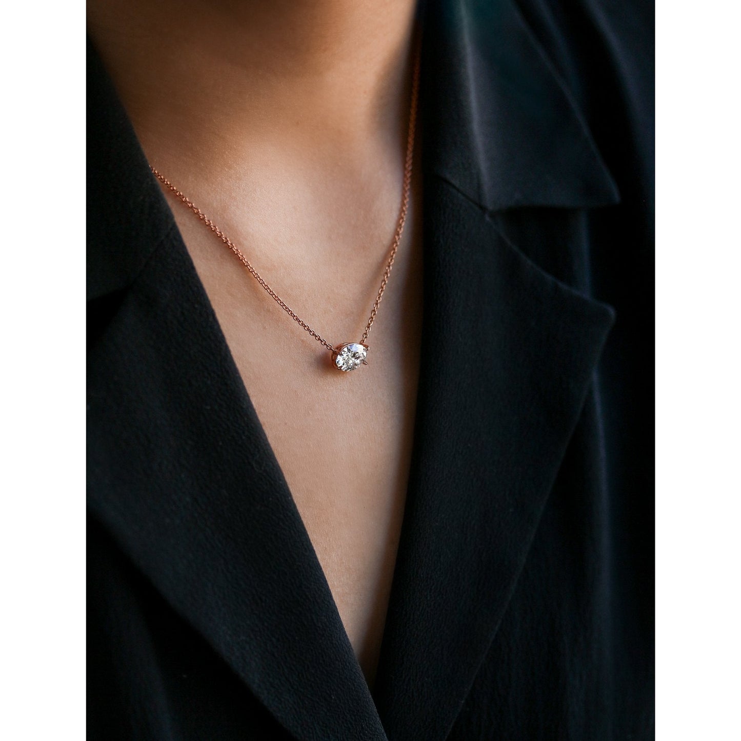 1.25 Carat Lab Grown Diamond Necklace