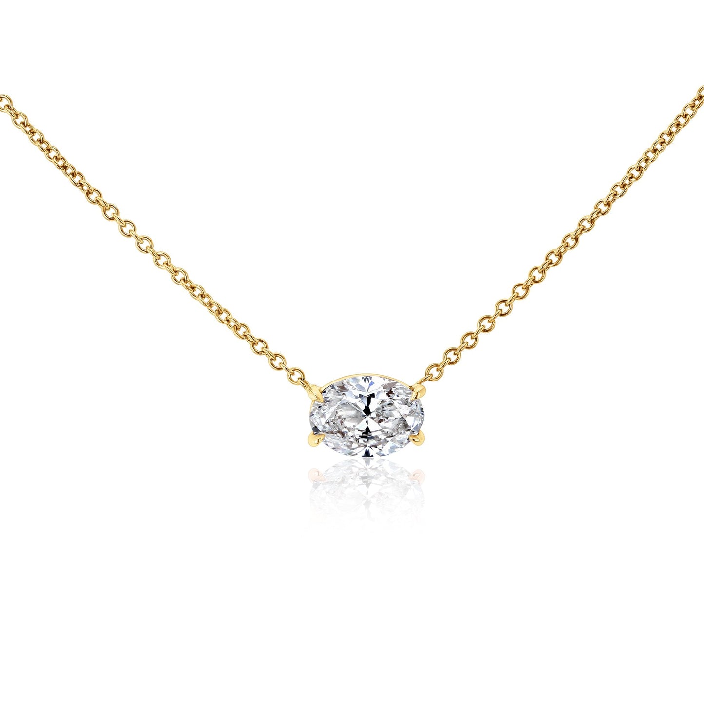 1.25 Carat Lab Grown Diamond Necklace