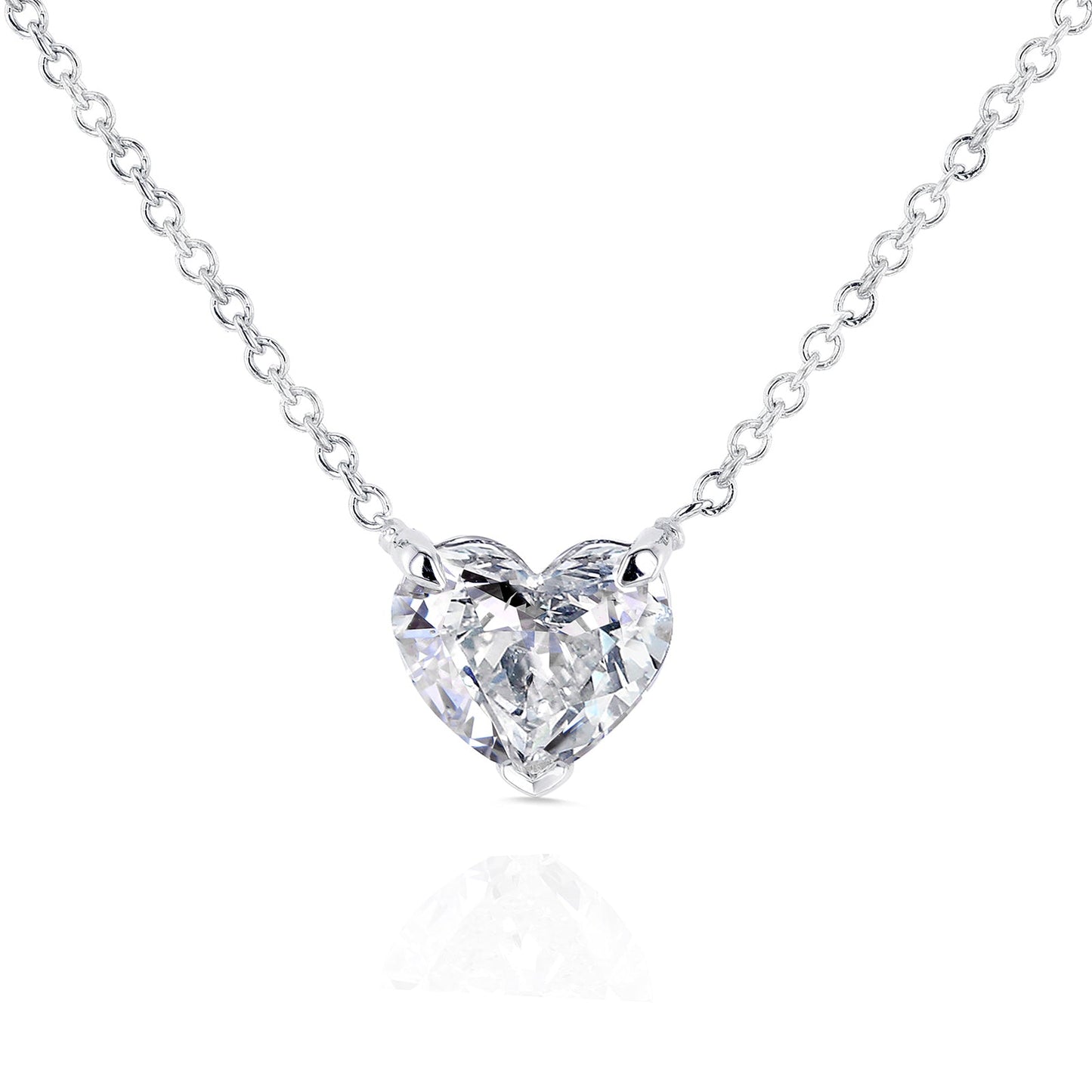 1 Carat Natural Diamond Clover Necklace