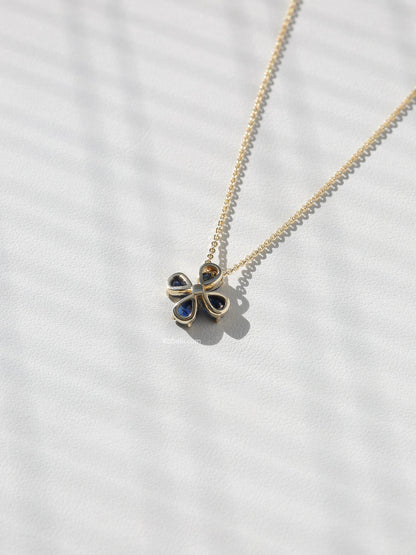 1.54 Carat Dark Sapphire Lilah Necklace