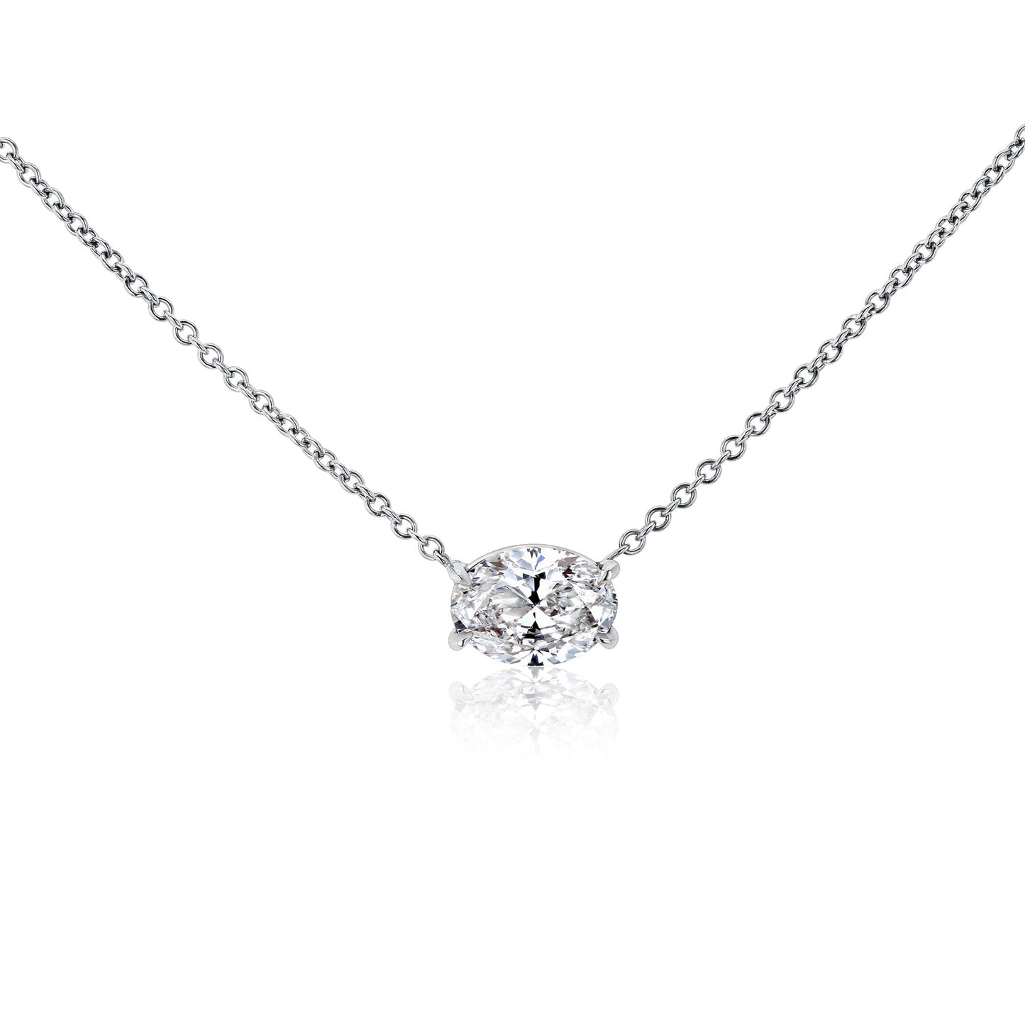 1.25 Carat Lab Grown Diamond Necklace