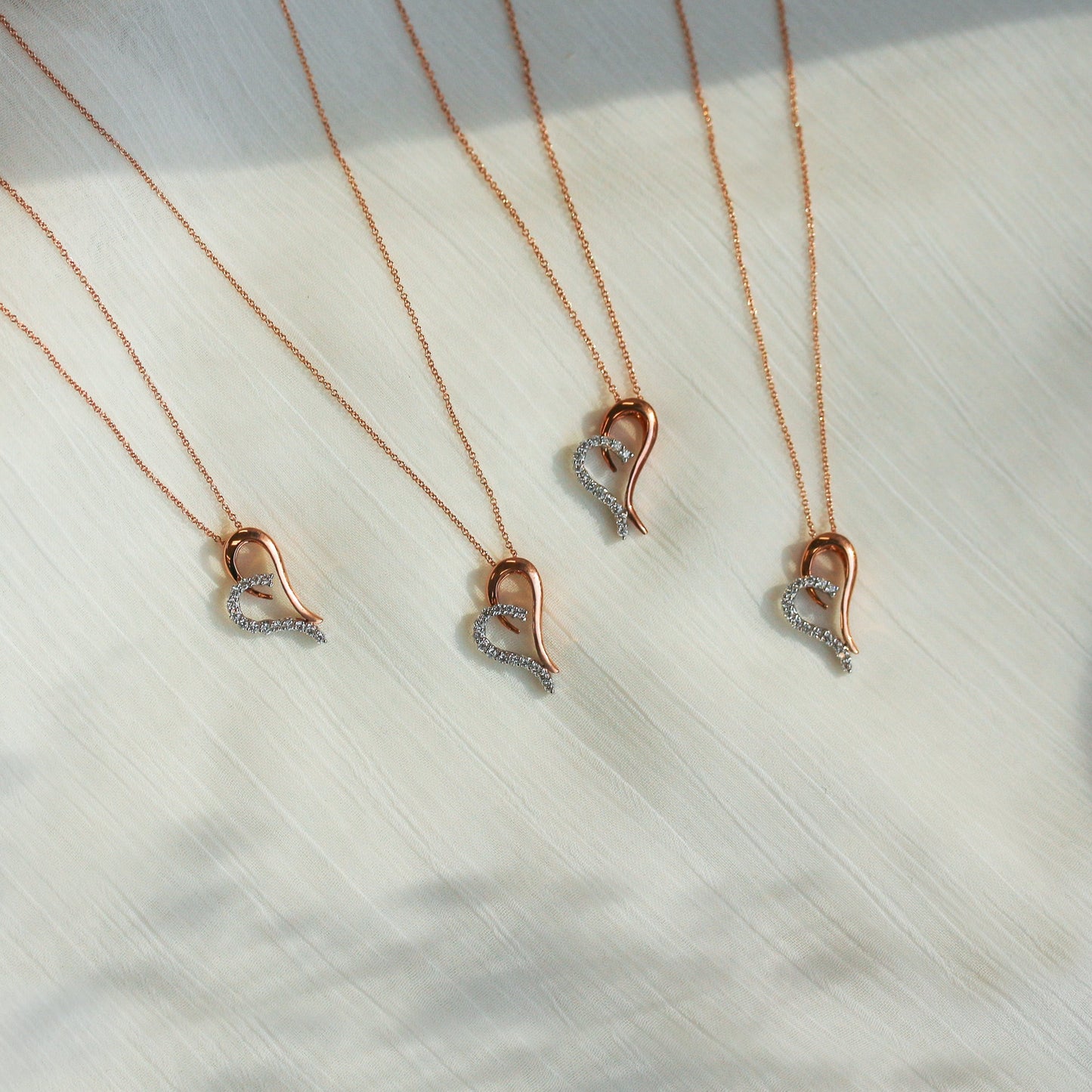Natural Diamond Accent Heart BCA Necklace